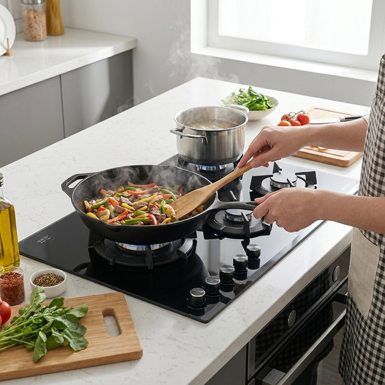اجاق گاز صفحهای پنج شعله اسنوا مدل SG-195109